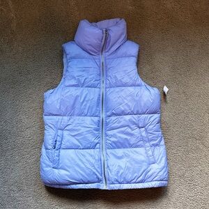 Purple winter puffer vest 💜